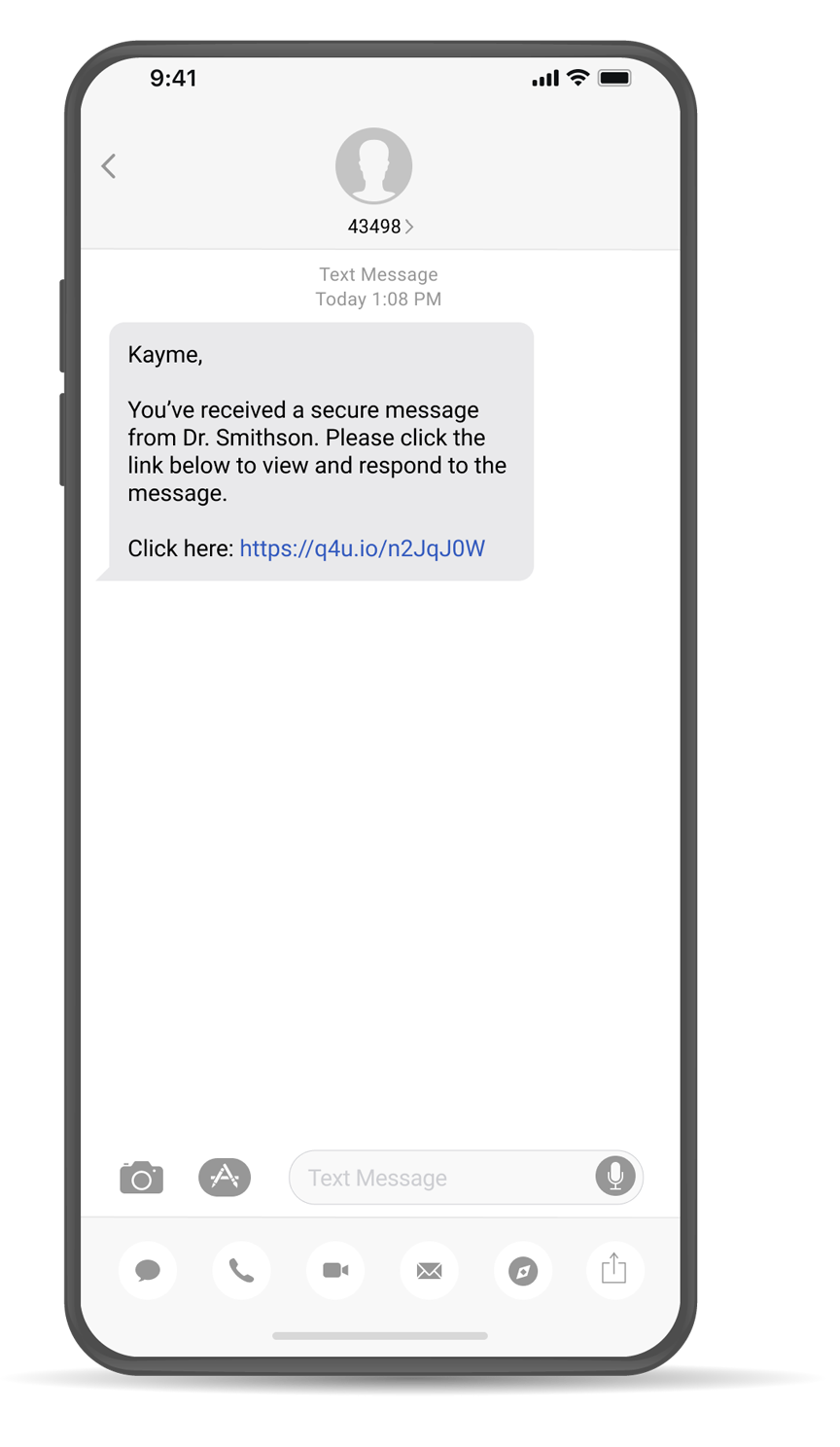 Qure4u_Phone_SecureText_1