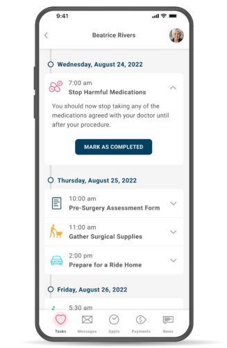 Care Plans and Patients Reported Outcomes