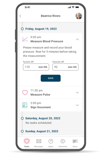 Care Plans and Patients Reported Outcomes